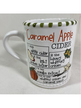 Mud Pie Mug Caramel Apple Cider Recipe Thanksgiving Fall